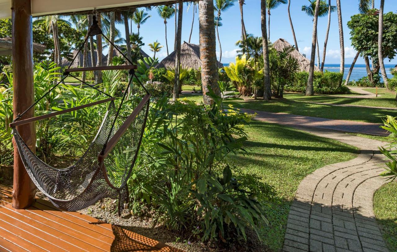 Outrigger Fiji Beach Resort Korotogo Exterior foto View from the resort